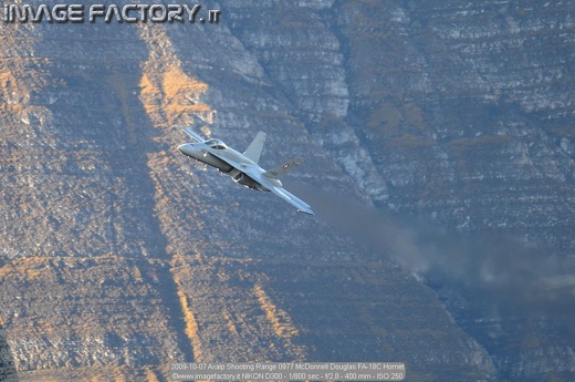 2009-10-07 Axalp Shooting Range 0977 McDonnell Douglas FA-18C Hornet